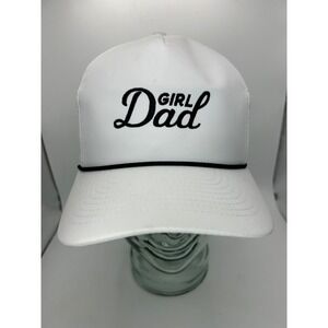 Imperial Barstool Sports Girl Dad Rope Hat White Snapback Golf Cap 5054